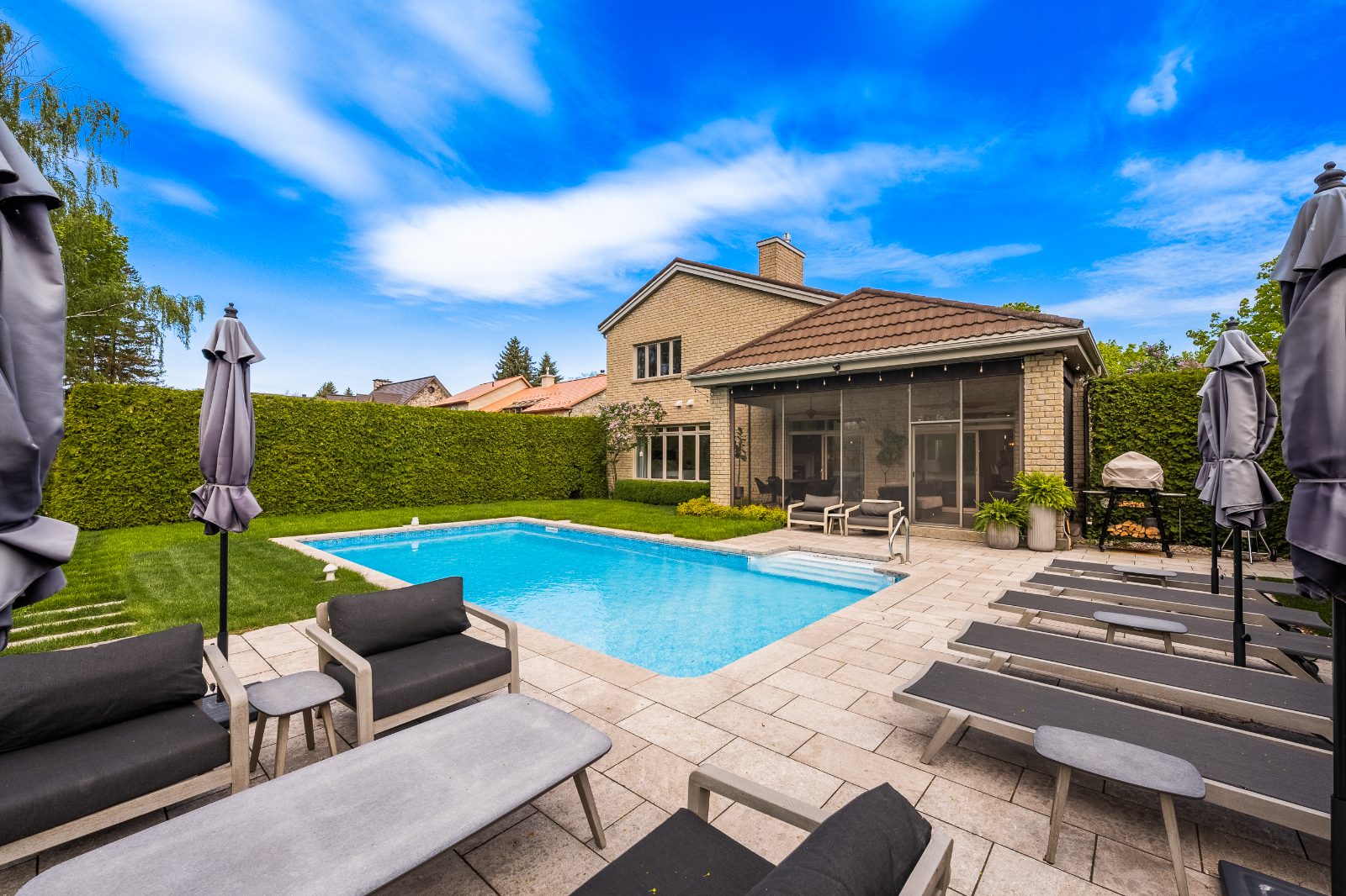 In-ground pool — 119 Av. du Manoir, Léry